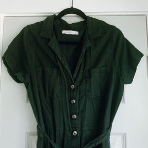 Abercrombie & Fitch Short-Sleeve Utility Jumpsuit